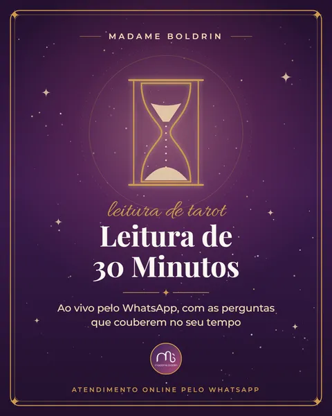 Banner da Leitura de 30 Minutos: ampulheta dourada