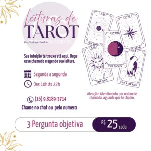 Leitura três perguntas objetivas