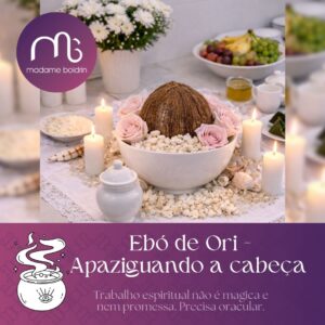 O Ebó de Ori com coco seco